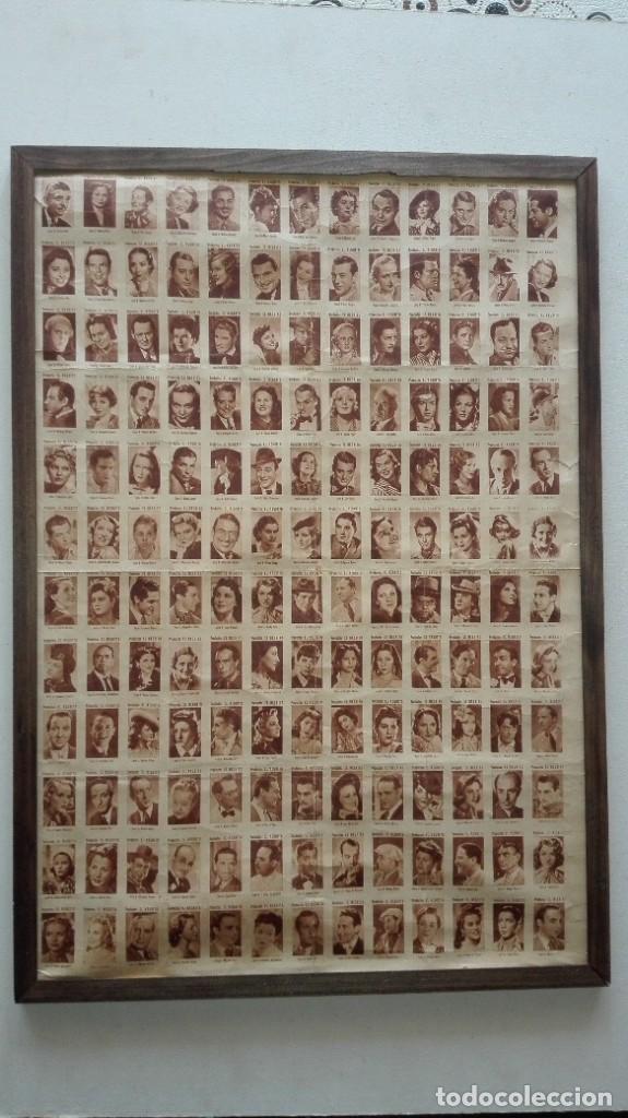 Cine: CUADRO FOTOCROMOS ACTORES - Foto 18