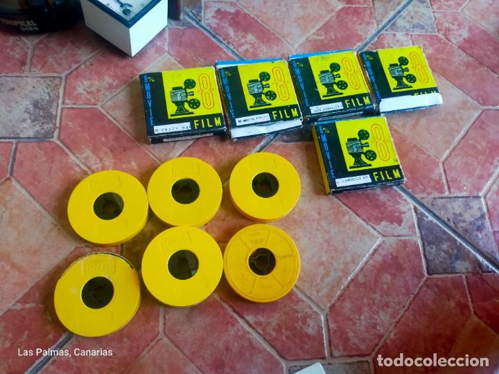 Cine: Lote de cintas pel&iacute;culas 8 mm Film - Variadas Kodak