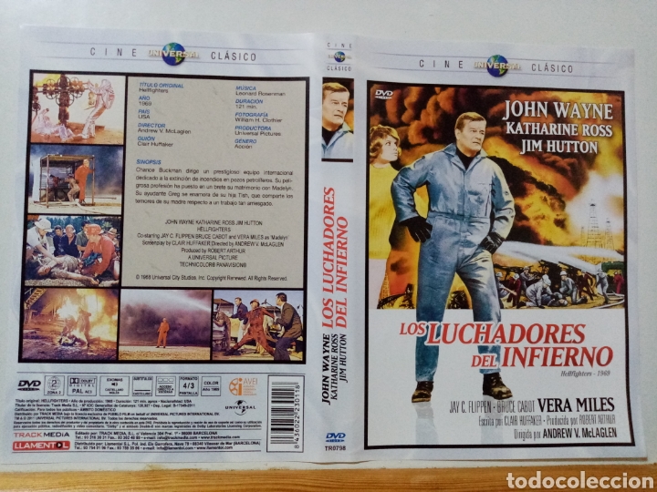 Cine: Solo caratula original DVD - Los Luchadores del Infierno