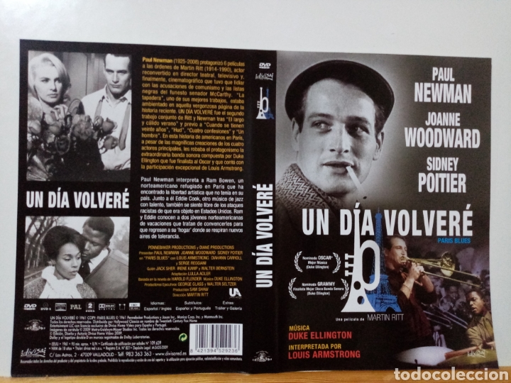 Cine: Solo caratula original DVD - Un d&iacute;a Volver&eacute;