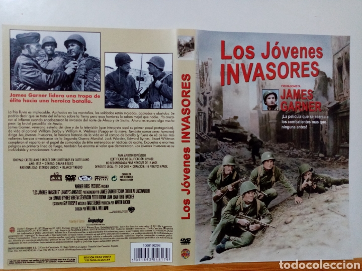 Cine: Solo caratula original DVD - Los J&oacute;venes Invasores