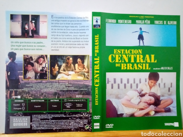 Cine: Solo caratula original DVD - Estaci&oacute;n Central de Brasil