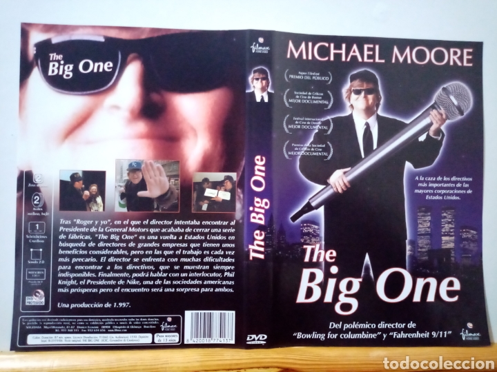 Cine: Solo caratula original DVD - The Big One