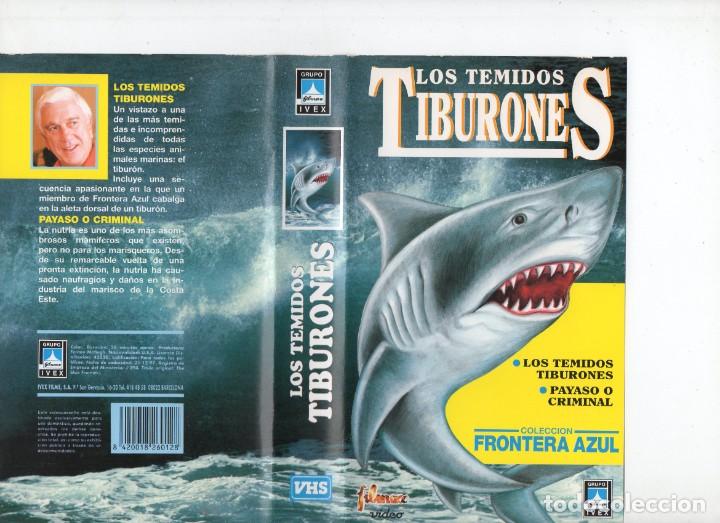 Cinema: COLECCI&Oacute;N FRANTERA AZUL (LOS TEMIDOS TIBURONES): DOCUMENTAL CARATULA VHS