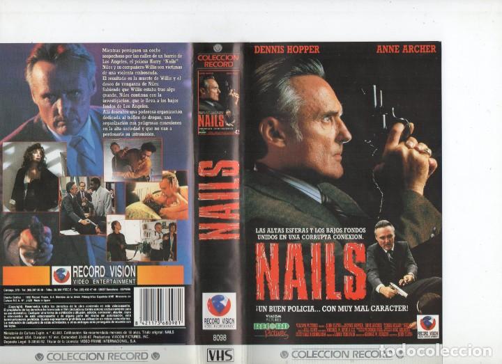 Cine: NAILS: DENNIS HOPPER CARATULA VHS - Foto 1