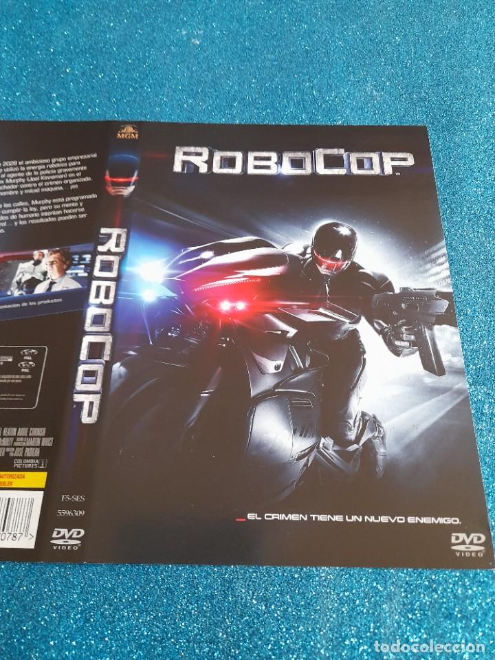 Cine: Car&aacute;tula Original DVD - S&oacute;lo Car&aacute;tula - RoboCop