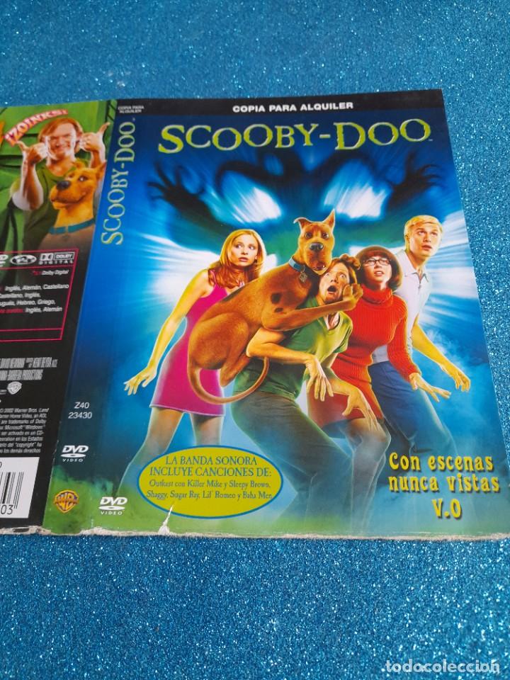 Cine: Car&aacute;tula Original DVD - S&oacute;lo Car&aacute;tula - Scooby Doo - Con Escenas nunca Vitas