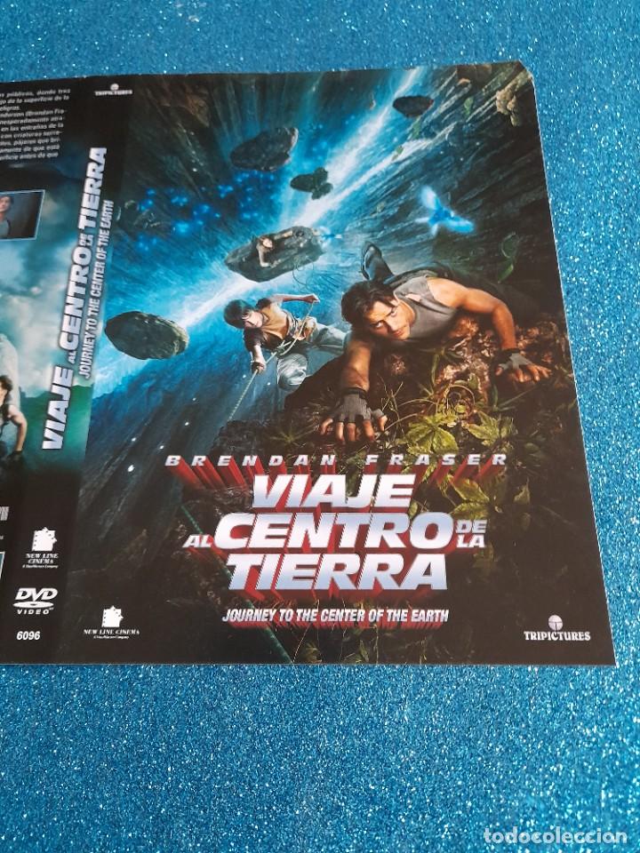 Cine: Car&aacute;tula Original DVD - S&oacute;lo Car&aacute;tula - Viaje al Centro de la Tierra