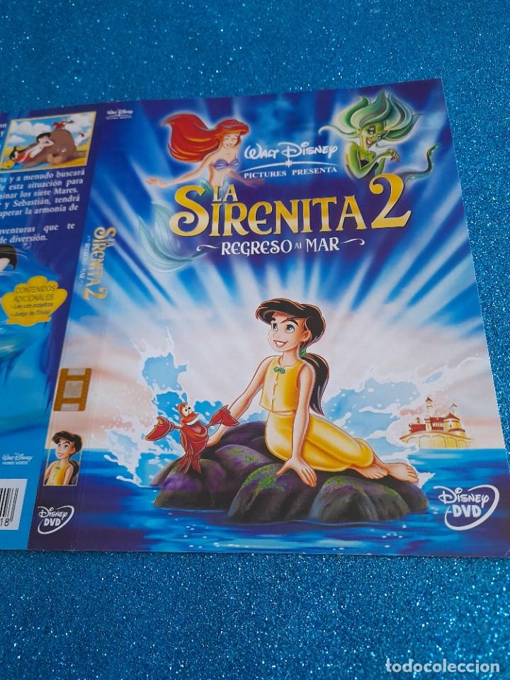 Cine: Car&aacute;tula Original DVD Infantil - S&oacute;lo Car&aacute;tula - La Sirenita - Regreso al Mar