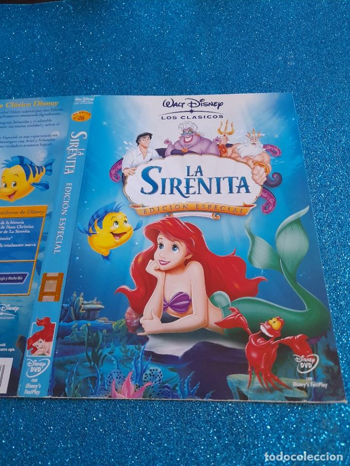 Cine: Car&aacute;tula Original DVD Infantil - S&oacute;lo Car&aacute;tula - La Sirenita - Edicion Especial