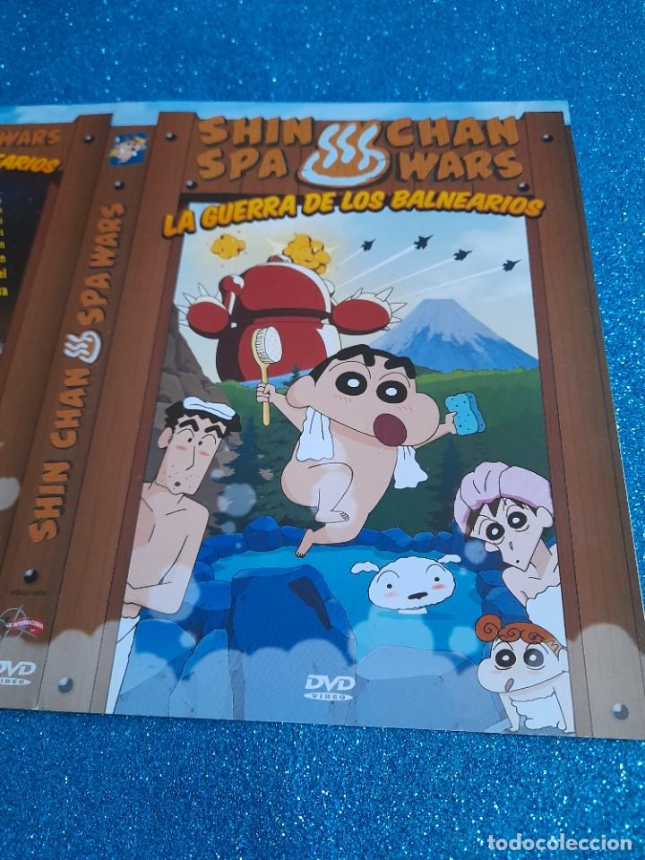 Cine: Car&aacute;tula Original DVD Infantil - S&oacute;lo Car&aacute;tula - La Guerra de los Balnearios - Shin Chan - SPA WAR's