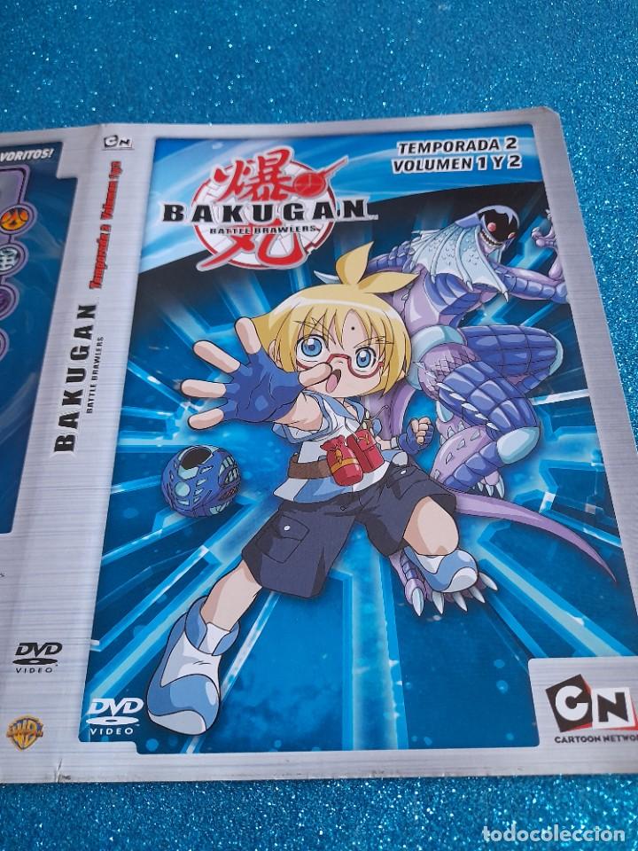 Cine: Car&aacute;tula Original DVD Infantil - S&oacute;lo Car&aacute;tula - Bakugan - Temporada 2 - Volumen 1 y 2