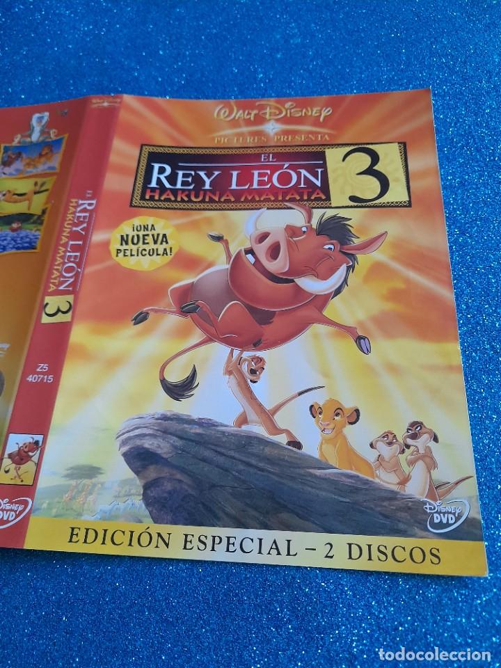 Cine: Car&aacute;tula Original DVD Infantil - S&oacute;lo Car&aacute;tula - El Rey Le&oacute;n - Akuna Matata