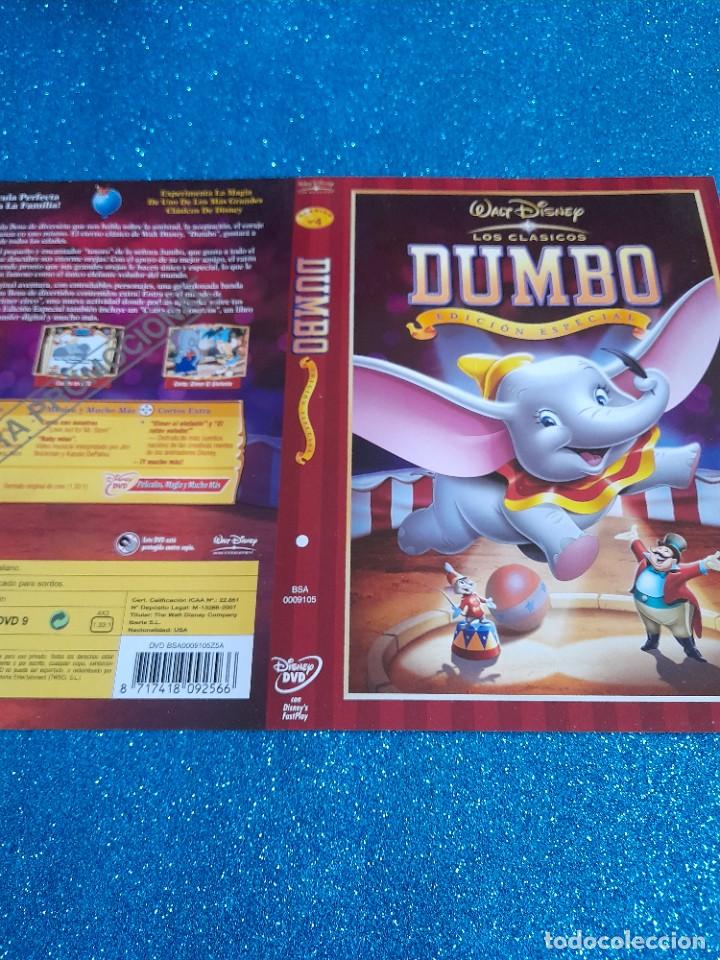 Cine: Car&aacute;tula Original DVD Infantil - S&oacute;lo Car&aacute;tula - Dumbo - Walt Disney