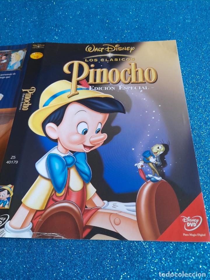 Cine: Car&aacute;tula Original DVD Infantil - S&oacute;lo Car&aacute;tula - Pinocho