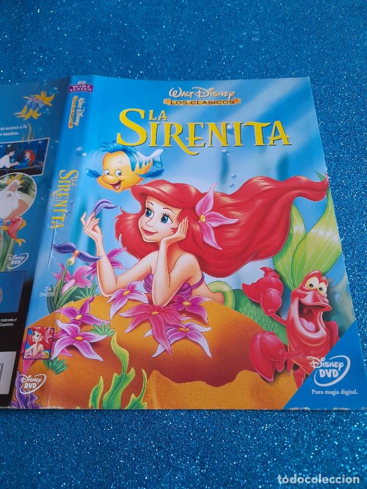 Cine: Car&aacute;tula Original DVD Infantil - S&oacute;lo Car&aacute;tula - La Sirenita