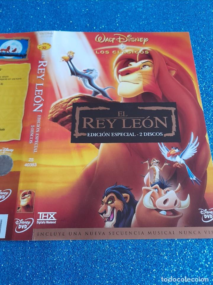 Cine: Car&aacute;tula Original DVD Infantil - S&oacute;lo Car&aacute;tula - El Rey Le&oacute;n - Edici&oacute;n Especial 2 Discos