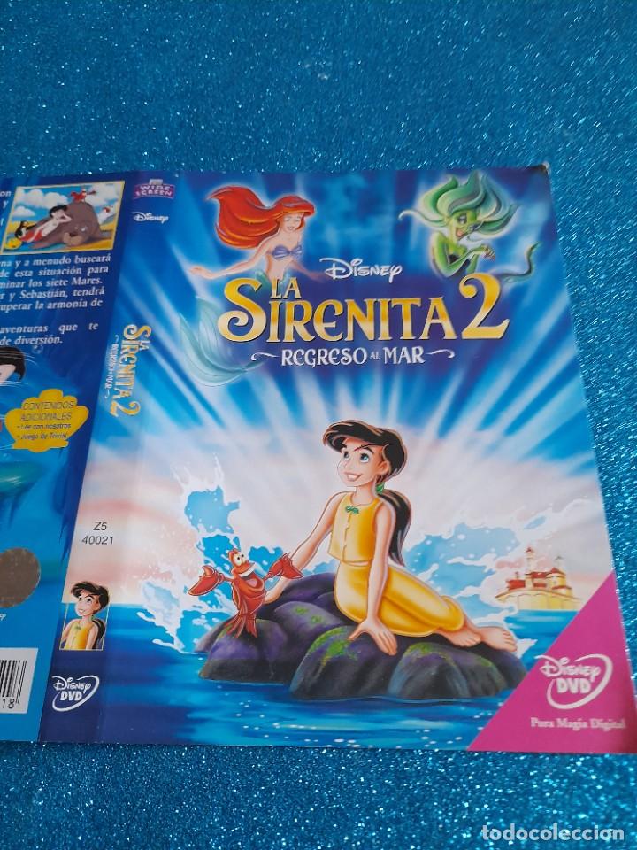 Cine: Car&aacute;tula Original DVD Infantil - S&oacute;lo Car&aacute;tula - La Sirenita 2 - Regreso al Mar