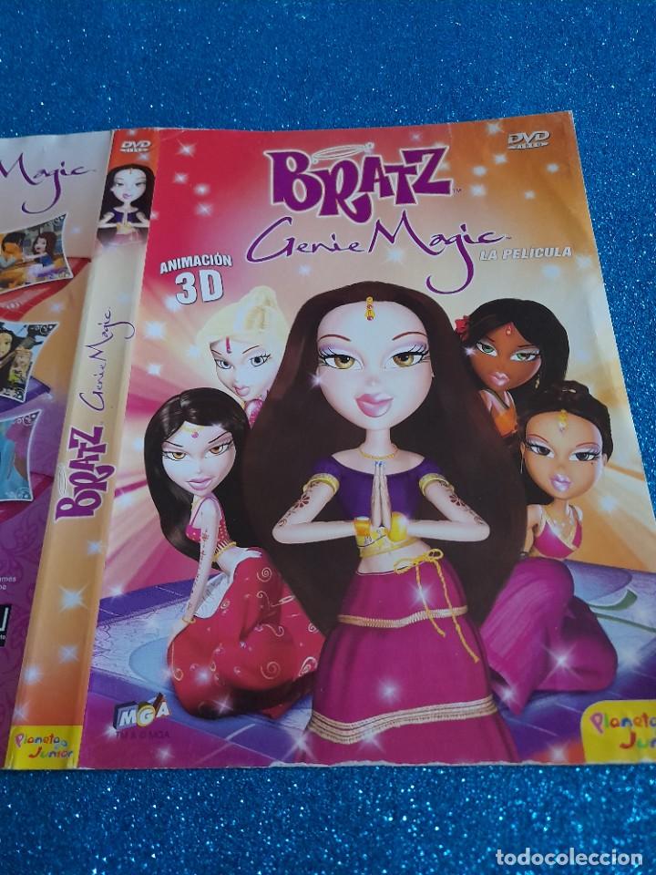 Cine: Car&aacute;tula Original DVD Infantil - S&oacute;lo Car&aacute;tula - Bratz - Genie Magic - La Pel&iacute;cula