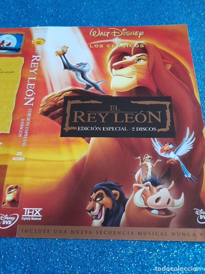 Cine: Car&aacute;tula Original DVD Infantil - S&oacute;lo Car&aacute;tula - El Rey Le&oacute;n - Edici&oacute;n Especial 2 Discos