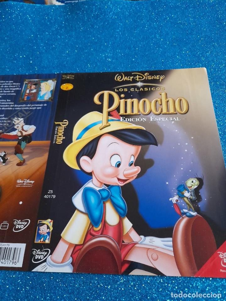 Cine: Car&aacute;tula Original DVD Infantil - S&oacute;lo Car&aacute;tula - Pinocho - Edici&oacute;n Expecial - Los Clasicos