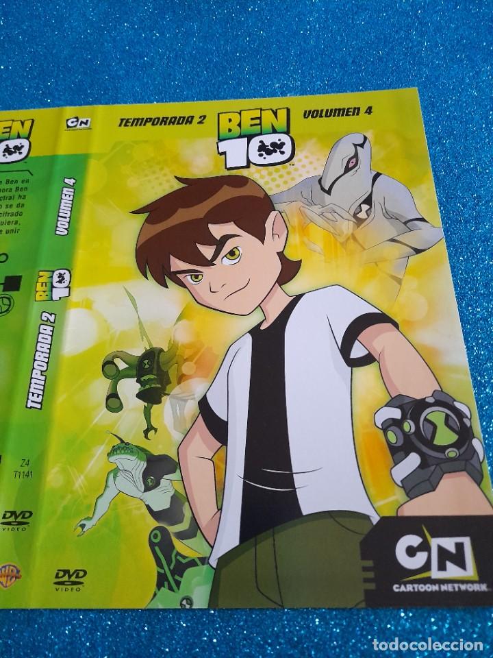 Cine: Car&aacute;tula Original DVD Infantil - S&oacute;lo Car&aacute;tula - Ben 10 - Temporada 2 - Volumen 4