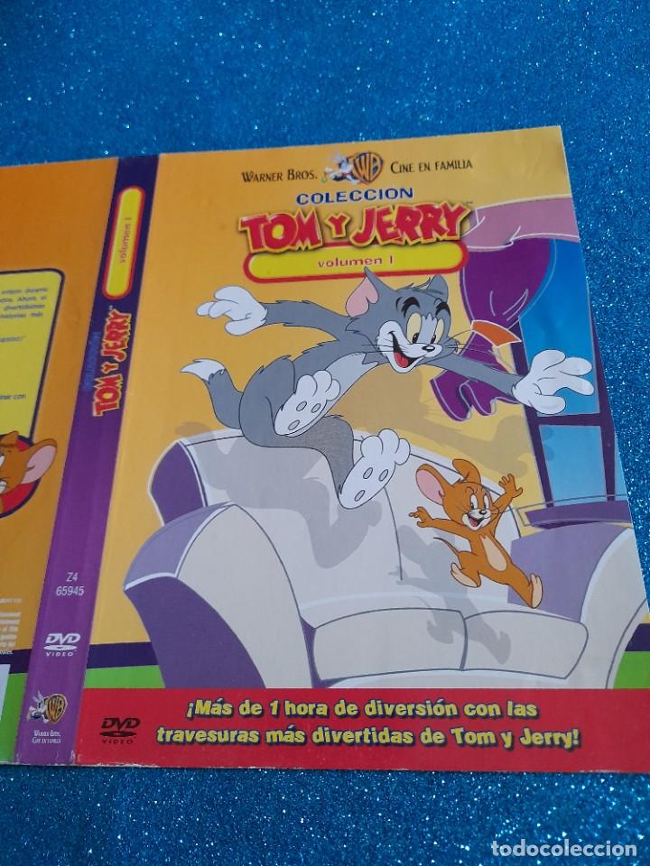 Cine: Car&aacute;tula Original DVD Infantil - S&oacute;lo Car&aacute;tula - Colecci&oacute;n Tom y Jerry - Volumen 1