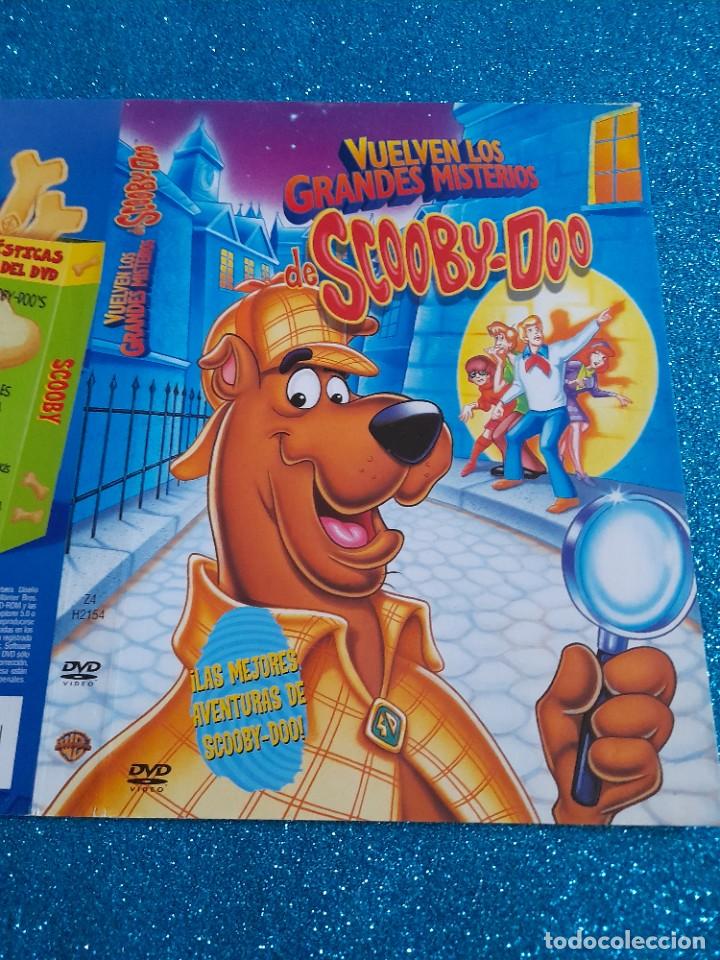 Cine: Car&aacute;tula Original DVD Infantil - S&oacute;lo Car&aacute;tula - Vuelven Los grandes Misterios de Scooby Doo