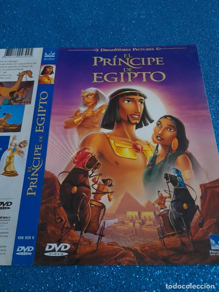Cine: Car&aacute;tula Original DVD Infantil - S&oacute;lo Car&aacute;tula - El Pr&iacute;ncipe de Egipto - DreamWorks
