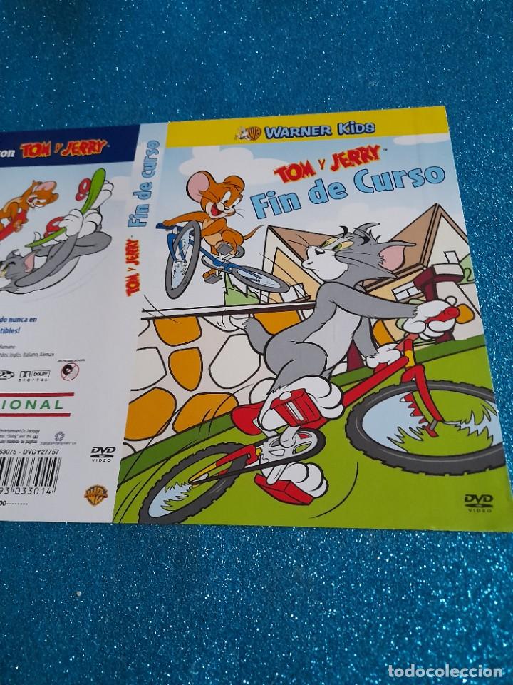 Cine: Car&aacute;tula Original DVD Infantil - S&oacute;lo Car&aacute;tula - Tom y Jerry - Fin de Curso - Warner Kids