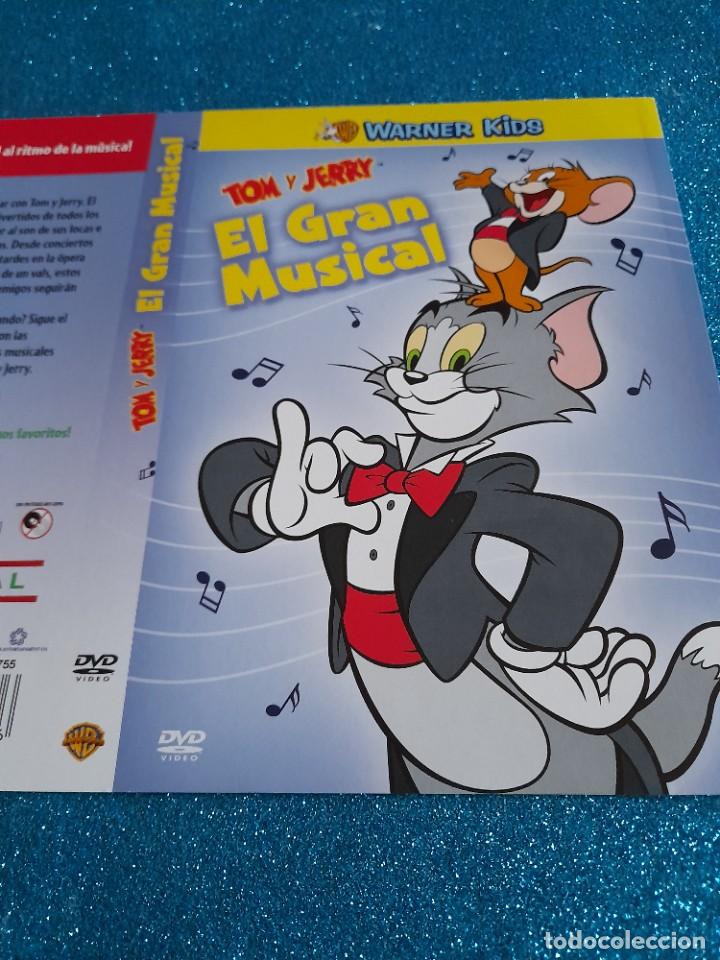 Cine: Car&aacute;tula Original DVD Infantil - S&oacute;lo Car&aacute;tula - Tom y Jerry - El Gran Musical - Warner Kids