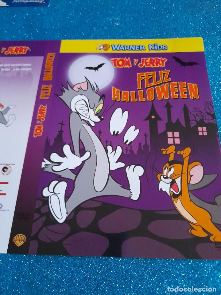 Cine: Car&aacute;tula Original DVD Infantil - S&oacute;lo Car&aacute;tula - Tom y Jerry - Feliz Halloween - Warner Kids