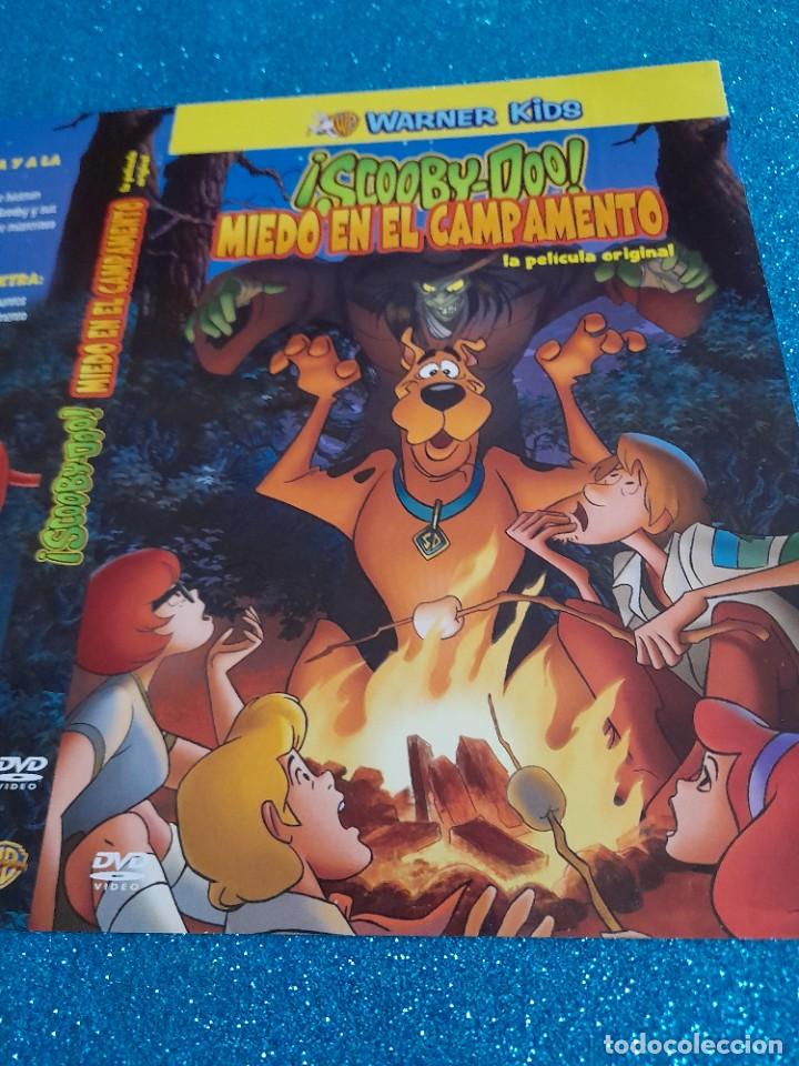 Cine: Car&aacute;tula Original DVD Infantil - S&oacute;lo Car&aacute;tula - Scooby-Doo - Miedo en el Campamento - Warner Kids