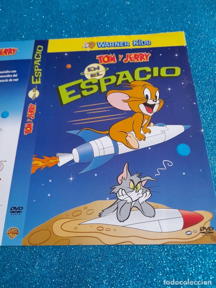 Cine: Car&aacute;tula Original DVD Infantil - S&oacute;lo Car&aacute;tula - Tom y Jerry - En el Espacio - Warner Kids