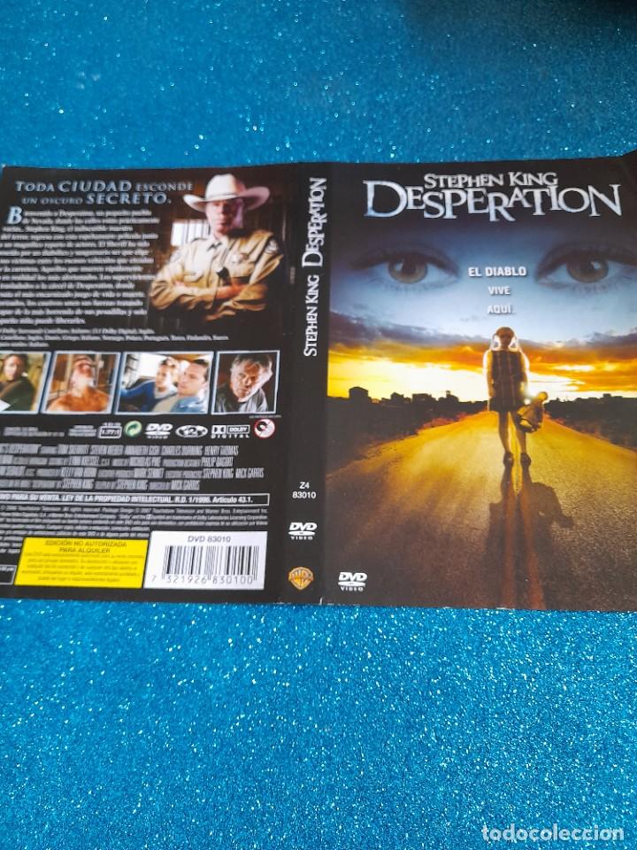Cine: Car&aacute;tula Original DVD - S&oacute;lo Car&aacute;tula - Desperatin - Stephen King