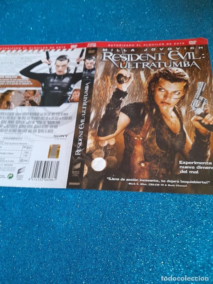Cine: Car&aacute;tula Original DVD - S&oacute;lo Car&aacute;tula - Resident Evil - Ultratumba