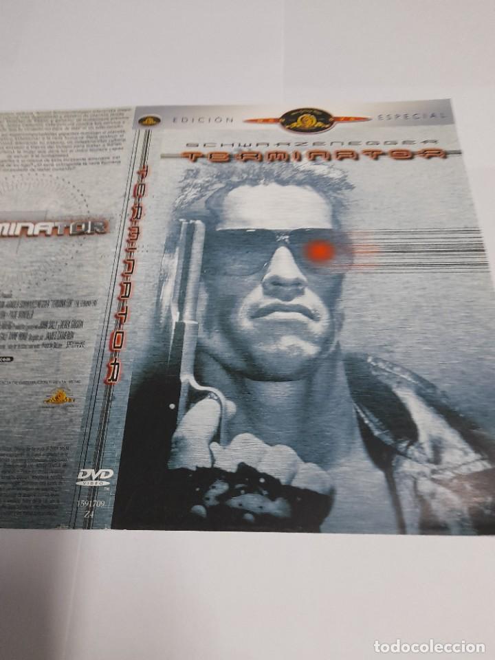 Cine: Car&aacute;tula Original DVD - S&oacute;lo Car&aacute;tula - Terminator