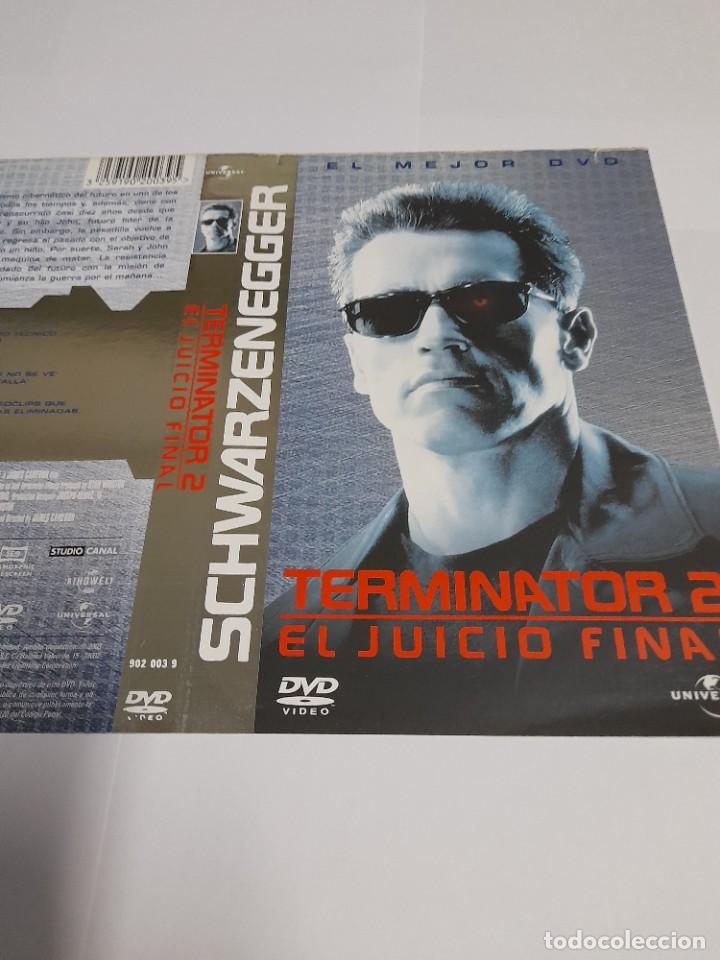 Cine: Car&aacute;tula Original DVD - S&oacute;lo Car&aacute;tula - Terminator 2 - El Juicio Final