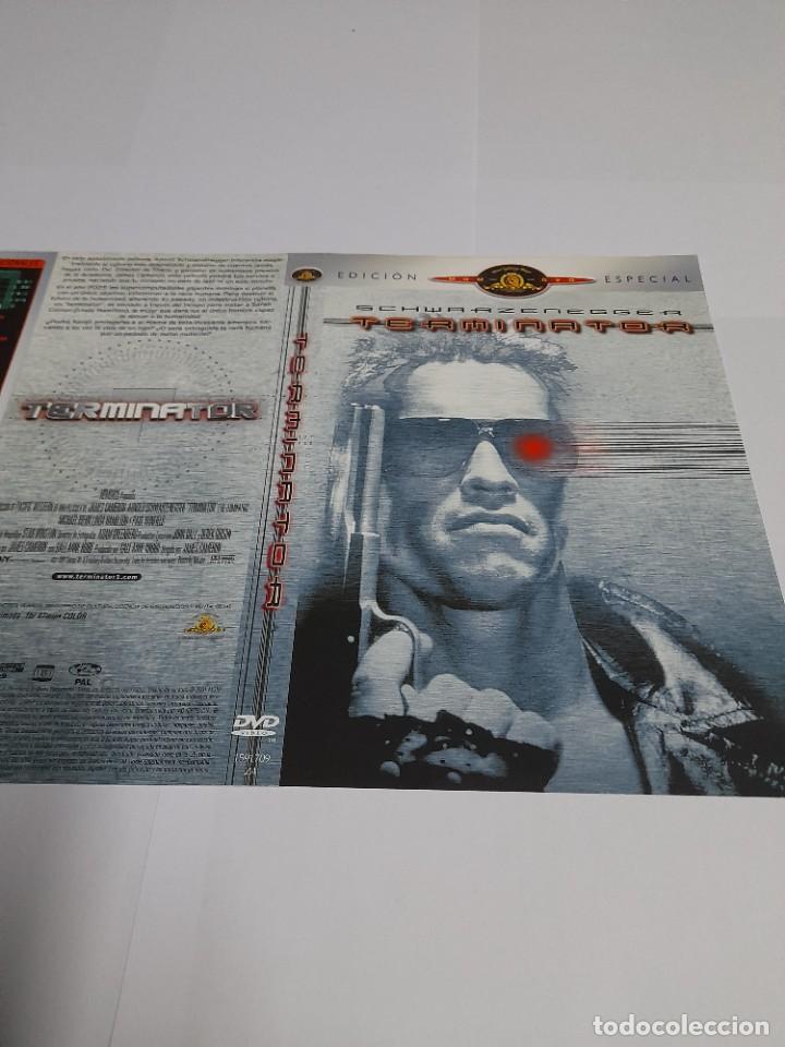 Cine: Car&aacute;tula Original DVD - S&oacute;lo Car&aacute;tula - Terminator