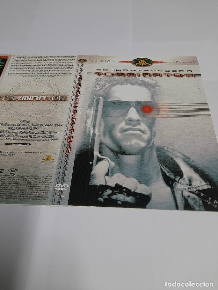 Cine: Car&aacute;tula Original DVD - S&oacute;lo Car&aacute;tula - Terminator