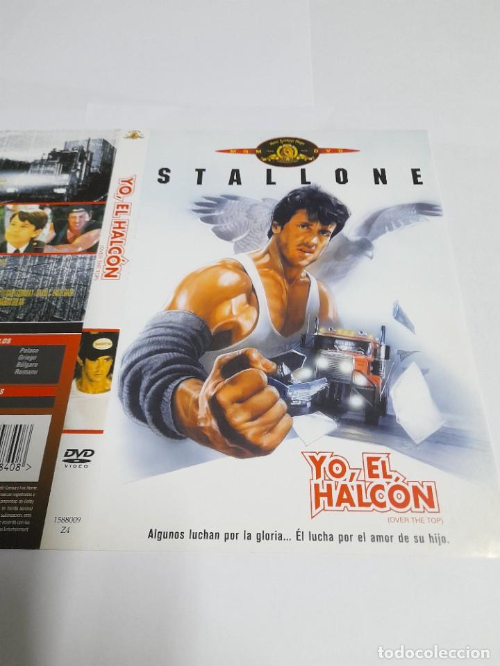 Cine: Car&aacute;tula Original DVD - S&oacute;lo Car&aacute;tula - Yo, El Halcon - Stallone