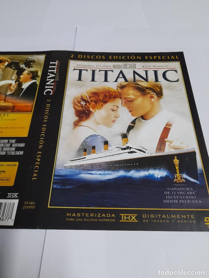 Cine: Car&aacute;tula Original DVD - S&oacute;lo Car&aacute;tula - Titanic