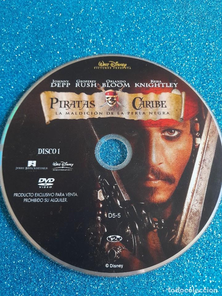 Cine: Pel&iacute;cula DVD - S&oacute;lo Pel&iacute;cula - Piratas del Caribe - La maldici&oacute;n de la perla negra - Disco 1