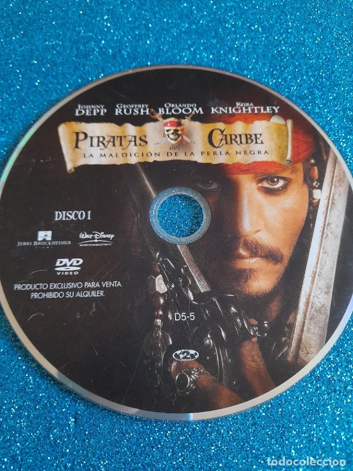 Cine: Pel&iacute;cula DVD - S&oacute;lo Pel&iacute;cula - Piratas del Caribe - La maldici&oacute;n de la perla negra - Disco 1