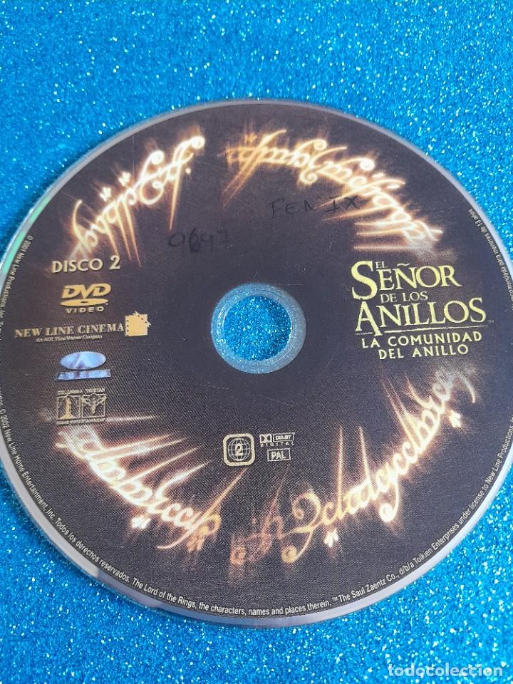 Cine: Pel&iacute;cula DVD - S&oacute;lo Pel&iacute;cula - El Se&ntilde;or de los Anillos - La Comunidad del Anillo - Disco 2