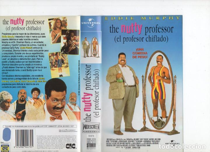 Cinema: THE NUTTY PROFESSOR (EL PROFESOR CHIFLADO: EDDIE MURPHY CARATULA VHS