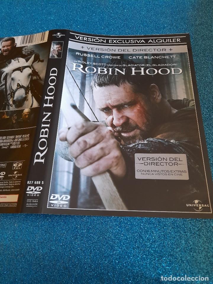 Cine: Car&aacute;tula Original DVD - S&oacute;lo Car&aacute;tula - Robin Hood
