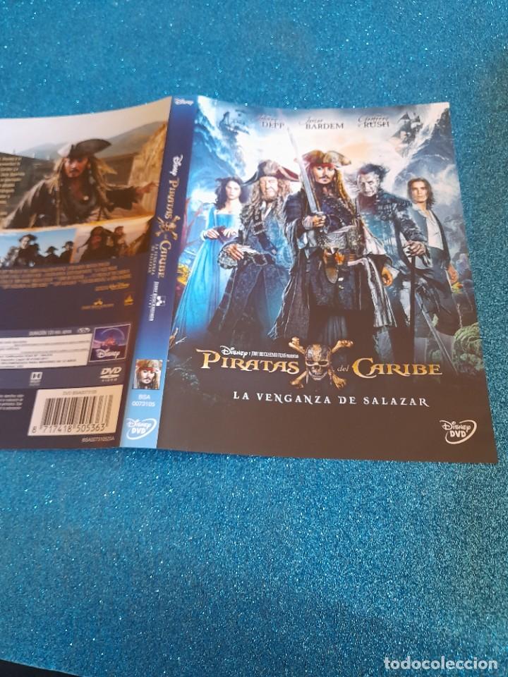 Cine: Car&aacute;tula Original DVD - S&oacute;lo Car&aacute;tula - Piratas del Caribe - La Venganza de Salazar