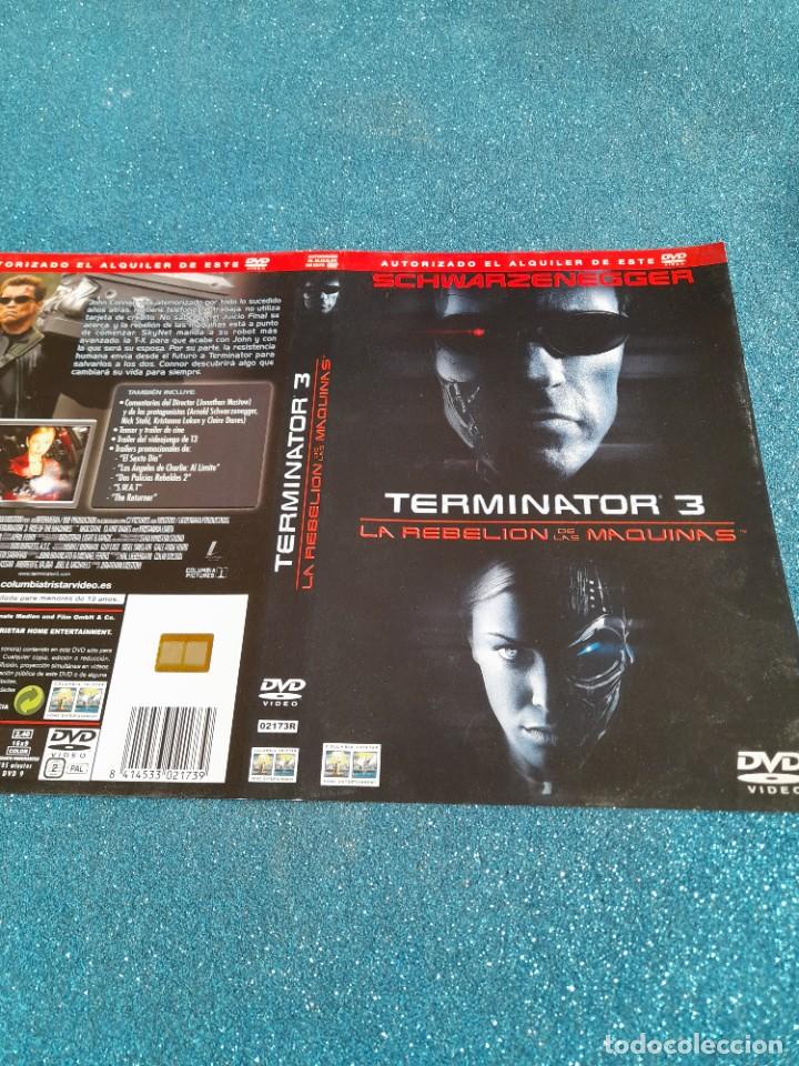Cine: Car&aacute;tula Original DVD - S&oacute;lo Car&aacute;tula - Terminator 3 - La Reveli&oacute;n de las M&aacute;quinas