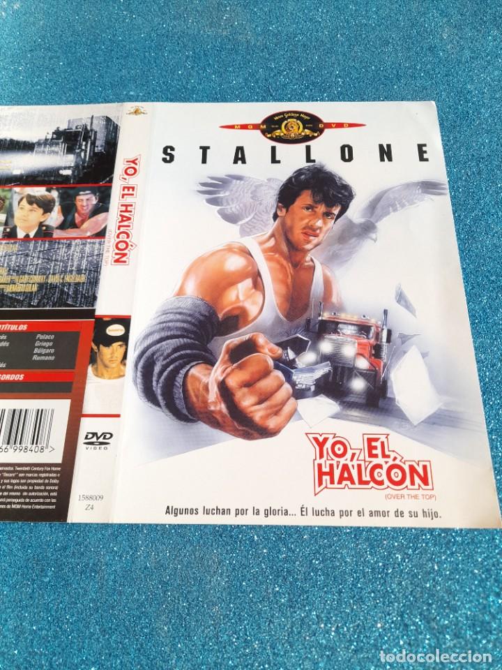 Cine: Car&aacute;tula Original DVD - S&oacute;lo Car&aacute;tula - Yo, El Halcon - Stallone